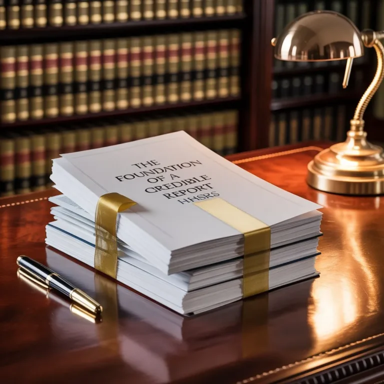 The Foundation of a Credible Report HHSRS