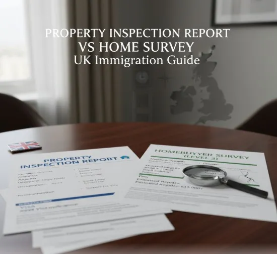 Property Inspection Report vs Home Survey UK Immigration Guide