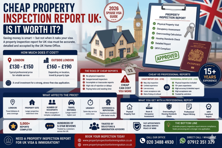 Cheap Property Inspection Report UK: Is It Worth It? (2026 Spouse Visa Guide)