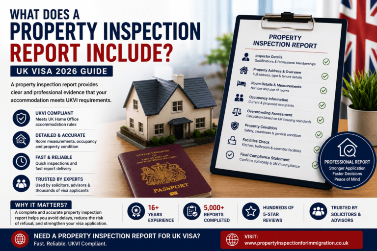 What Does a Property Inspection Report Include? (UK Visa 2026 Guide)